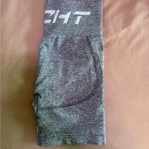 ECHT Gray Bike Shorts Stretchy Moisture-Wicking